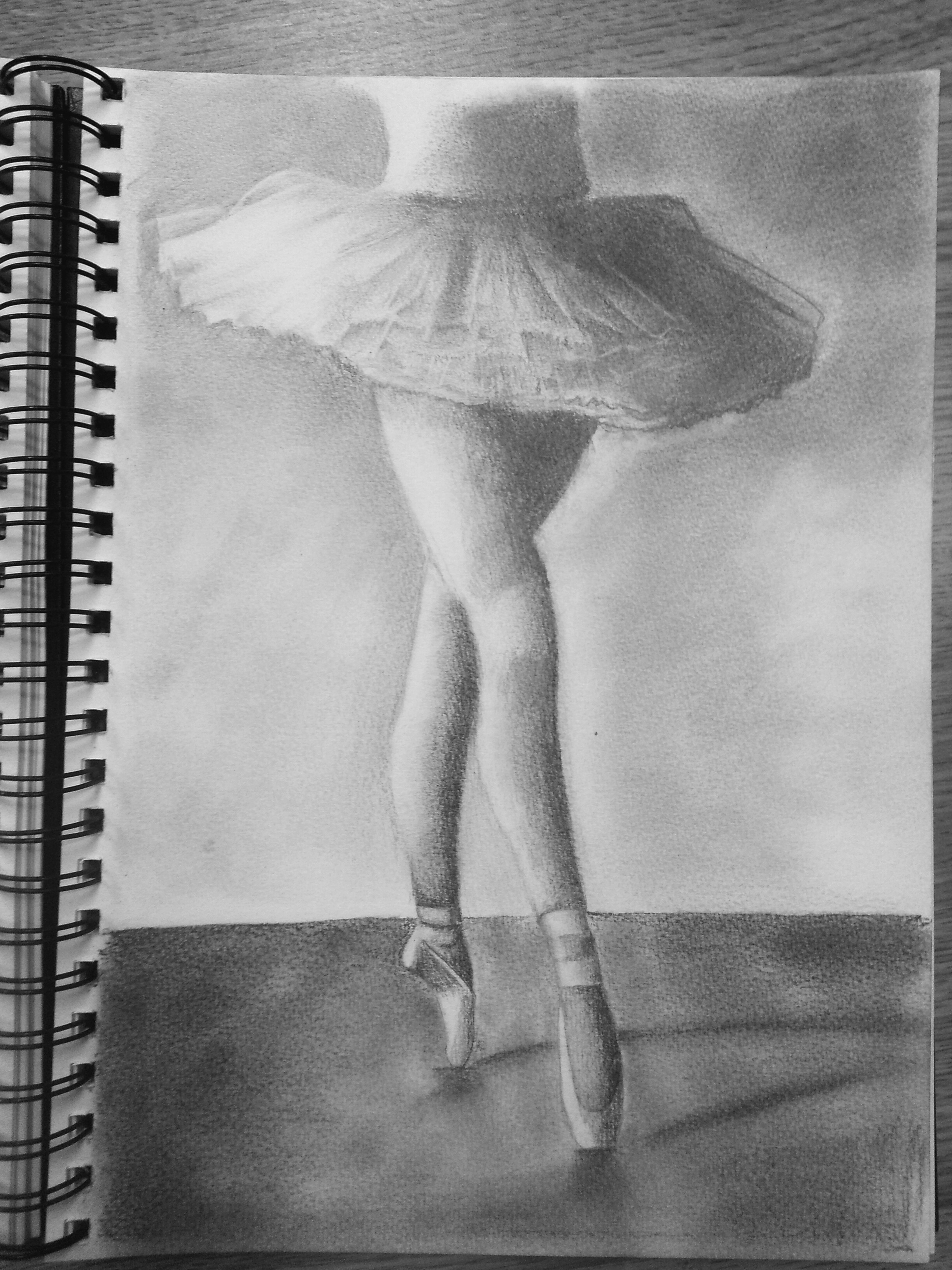 ballerina pencil drawing